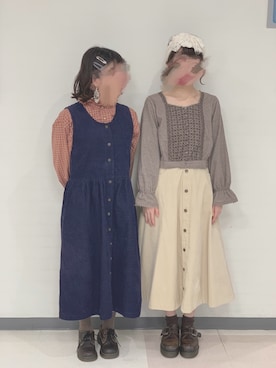 「#古着」｜く ら さん（レディース・155cm）の秋コーディネート