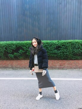 「travel」｜「アイテム（その他）」を使った、Anitaさん（レディース・154cm）の秋コーディネート