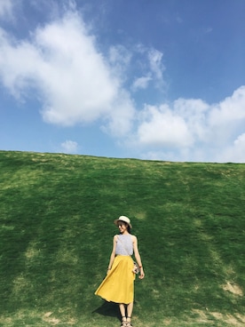「travel」｜「アイテム（帽子）」を使った、Anitaさん（レディース・154cm）の秋コーディネート