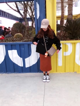 「happy new year」｜Anitaさん（レディース・154cm）の冬コーディネート