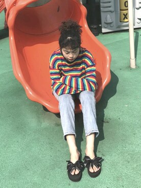 「无のアイテム（T Shirts、その他）」を使った、hihixionさん（レディース）の春コーディネート