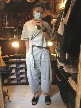 「BENCH（BENSAN）（ベンチ）のアイテム」を使った、CADHLA さん（レディース・168cm）の秋コーディネート