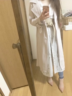 Yoshie Fujiuさん(レディース・155cm)の春コーディネート