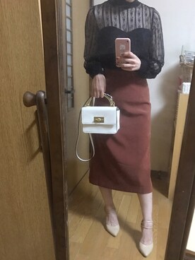 Yoshie Fujiuさん（レディース・155cm）の秋コーディネート