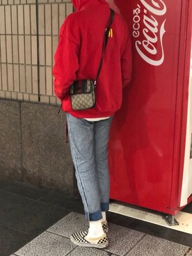 「RICHARDSON（リチャードソン）のアイテム（トップス）」を使った、贯太さん（メンズ・175cm）の春コーディネート