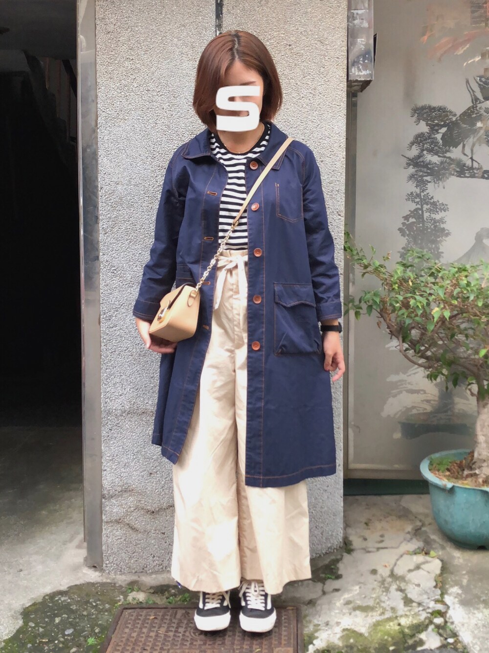 「秋コーデ、秋服準備はじめました、休日スタイル、大人カジュアル、VANS、niko and ...、ZARA、LONGCHAMP」｜「ZARAのアイテム（チノパンツ、ベージュ系）」を使った、Luke&Stopnessさん（レディース・161cm）の秋コーディネートの1枚目の写真