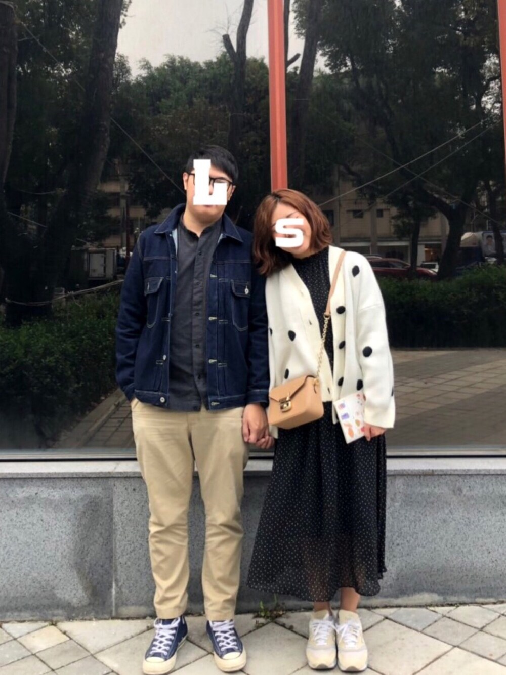 「大人カジュアル、休日スタイル、黒、今日のコーデ、BEAUTY&YOUTH UNITED ARROWS、CONVERSE1970、MUJI、UNIQLO、GLOBAL WORK、LONGCHAMP」｜「jksのアイテム（デニムジャケット、ブルー系）」を使った、Luke&Stopnessさん（メンズ・179cm）の冬コーディネートの1枚目の写真