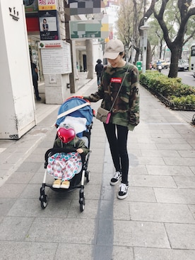 「VANQUISH（ヴァンキッシュ）のアイテム（キャップ）」を使った、𓇬ℍ𝕒𝕟𝕒𓇬さん（レディース・169cm）の冬コーディネート