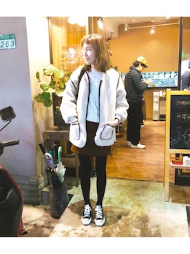 𓇬ℍ𝕒𝕟𝕒𓇬さん(レディース・169cm)の冬コーディネート
