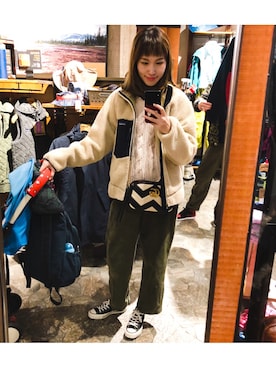 𓇬ℍ𝕒𝕟𝕒𓇬さん(レディース・169cm)の冬コーディネート