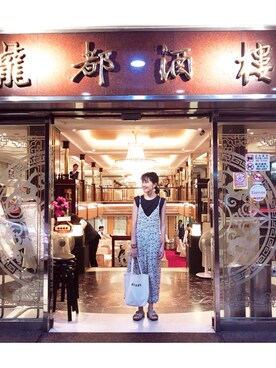 「HERMES」｜「アイテム（オールインワン・サロペット）」を使った、𓇬ℍ𝕒𝕟𝕒𓇬さん（レディース・169cm）の春コーディネート