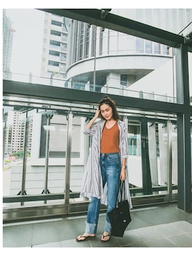 𓇬ℍ𝕒𝕟𝕒𓇬さん（レディース・169cm）の夏コーディネート