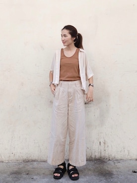 𓇬ℍ𝕒𝕟𝕒𓇬さん（レディース・170cm）の夏コーディネート