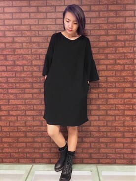 「Provocateur /// 煽動者（プログォケイター）のアイテム」を使った、安柏さん（レディース・163cm）の春コーディネート