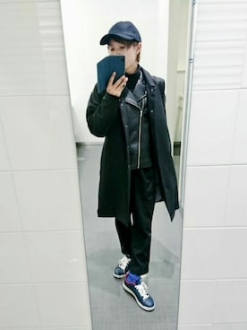 「アイテム（ステンカラーコート）」を使った、こるくさん（メンズ・168cm・10代）の冬コーディネート