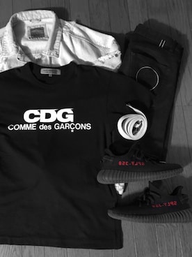 増渕駿介さん（メンズ・165cm）の春コーディネート