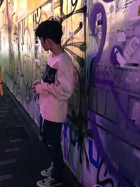 増渕駿介さん（メンズ・165cm）の夏コーディネート