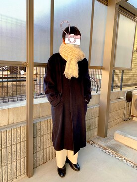 「フォローミー」｜「アイテム（チェスターコート）」を使った、＠YUYAさん（メンズ・170cm）の冬コーディネート
