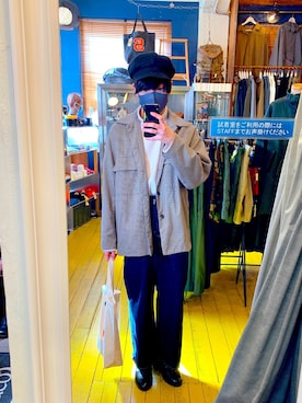 「SENSE OF PLACE by URBAN RESEARCH（センスオブプレイスバイアーバンリサーチ）のアイテム（セットアップ）」を使った、＠YUYAさん（メンズ・170cm）の冬コーディネート