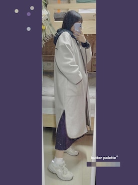 「newbalance2002」｜「アイテム（その他アウター）」を使った、Leaf桑麻さん（レディース・163cm）の春コーディネート