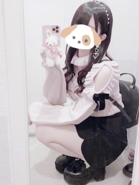 「Maison de FLEUR（メゾンドフルール）のアイテム（スマホケース/カバー）」を使った、ℳ  ❤︎さん（レディース・152cm）の春コーディネート