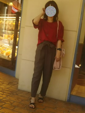 「アキコーデ」｜「アイテム（その他）」を使った、よっこさん（レディース・156cm）の秋コーディネート