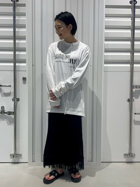 「JOINT WORKS（ジョイントワークス）のアイテム」を使った、mizukiさん（レディース・155cm）の春コーディネート