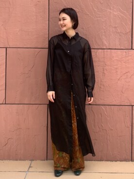 「JOINT WORKS（ジョイントワークス）のアイテム（ワンピース/ドレス）」を使った、mizukiさん（レディース・155cm）の春コーディネート