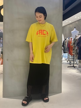「JOINT WORKS（ジョイントワークス）のアイテム」を使った、mizukiさん（レディース・155cm）の春コーディネート