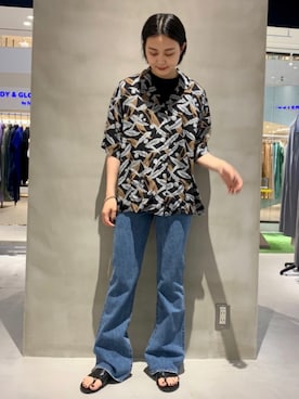 「JOINT WORKS（ジョイントワークス）のアイテム」を使った、mizukiさん（レディース・155cm）の夏コーディネート