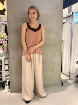 「JOINT WORKS（ジョイントワークス）のアイテム」を使った、mizukiさん（レディース・155cm）の夏コーディネート