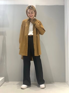 「JOINT WORKS（ジョイントワークス）のアイテム」を使った、mizukiさん（レディース・155cm）の夏コーディネート