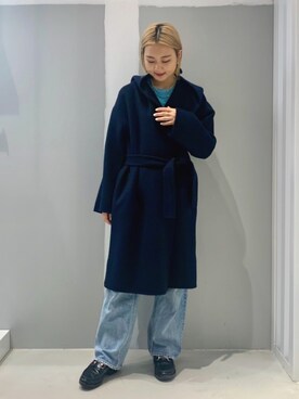 「JOINT WORKS（ジョイントワークス）のアイテム（ジャケット/アウター）」を使った、mizukiさん（レディース・155cm）の秋コーディネート