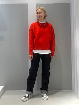 「JOINT WORKS（ジョイントワークス）のアイテム」を使った、mizukiさん（レディース・155cm）の秋コーディネート