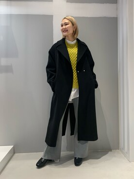 「JOINT WORKS（ジョイントワークス）のアイテム（ジャケット/アウター）」を使った、mizukiさん（レディース・155cm）の冬コーディネート