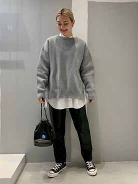 「JOINT WORKS（ジョイントワークス）のアイテム」を使った、mizukiさん（レディース・155cm）の冬コーディネート