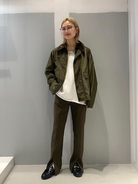 「JOINT WORKS（ジョイントワークス）のアイテム（ジャケット/アウター）」を使った、mizukiさん（レディース・155cm）の冬コーディネート