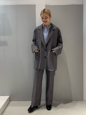 「JOINT WORKS（ジョイントワークス）のアイテム（ジャケット/アウター）」を使った、mizukiさん（レディース・155cm）の冬コーディネート
