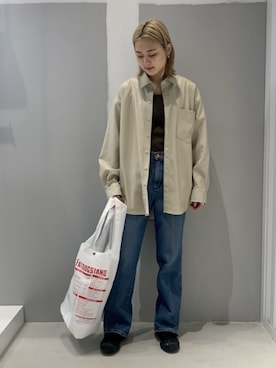 「JOINT WORKS（ジョイントワークス）のアイテム（トップス）」を使った、mizukiさん（レディース・155cm）の冬コーディネート