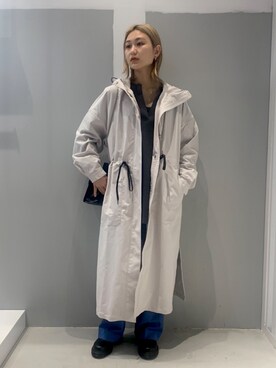 「JOINT WORKS（ジョイントワークス）のアイテム（ジャケット/アウター）」を使った、mizukiさん（レディース・155cm）の冬コーディネート