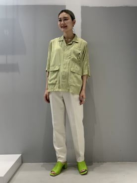 「JOINT WORKS（ジョイントワークス）のアイテム」を使った、mizukiさん（レディース・155cm）の春コーディネート