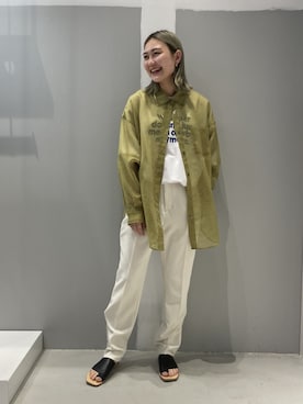 「JOINT WORKS（ジョイントワークス）のアイテム」を使った、mizukiさん（レディース・155cm）の春コーディネート