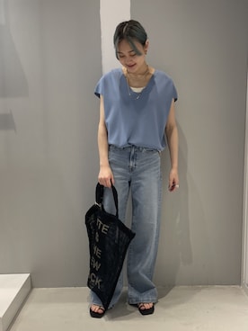 「JOINT WORKS（ジョイントワークス）のアイテム」を使った、mizukiさん（レディース・155cm）の春コーディネート