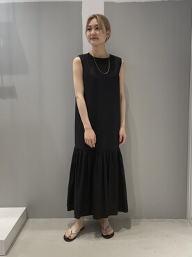 「JOINT WORKS（ジョイントワークス）のアイテム（ワンピース/ドレス）」を使った、mizukiさん（レディース・155cm）の春コーディネート