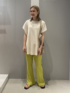 「JOINT WORKS（ジョイントワークス）のアイテム」を使った、mizukiさん（レディース・155cm）の春コーディネート