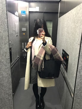 「コンサバ」｜「アイテム（アンサンブル）」を使った、Mitsueleenoさん（レディース・164cm）の春コーディネート