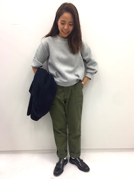 「Church's（チャーチ）のアイテム」を使った、seekaさん（レディース・154cm）の冬コーディネート