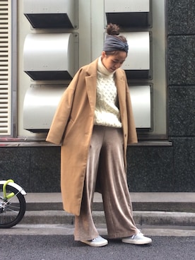 seekaさん（レディース・154cm）の冬コーディネート