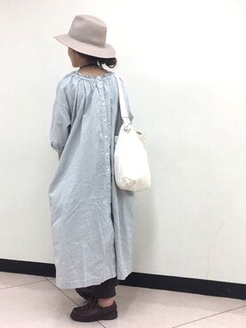 「メチャカリ」｜「アイテム（その他シューズ）」を使った、seekaさん（レディース・154cm）の夏コーディネート