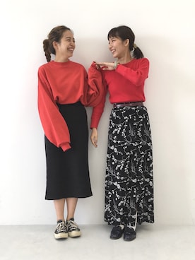 「MAISON EUREKA（メゾンエウレカ）のアイテム」を使った、seekaさん（レディース・154cm）の秋コーディネート